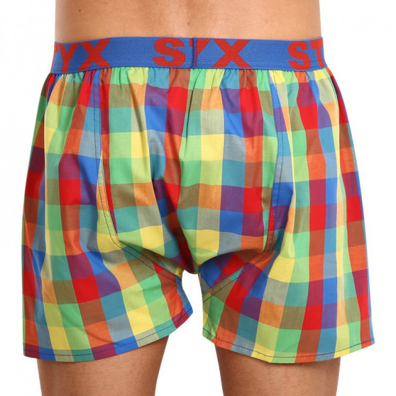 Boxer da uomo Styx sport elastico multicolore (B925)