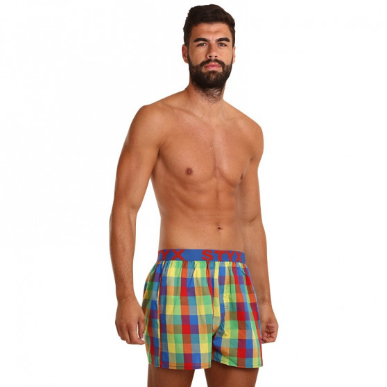 Boxer da uomo Styx sport elastico multicolore (B925)