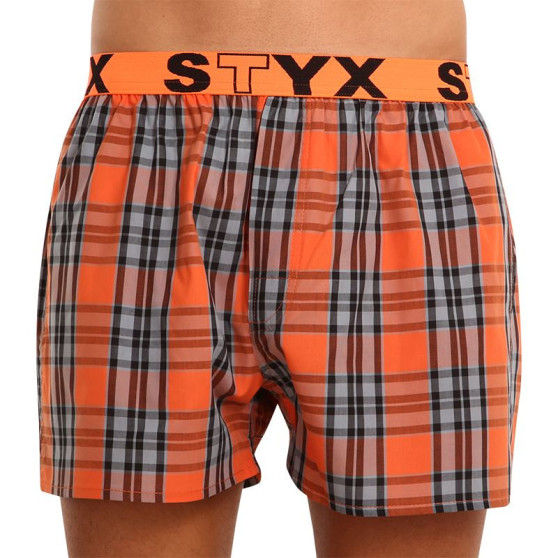 Boxer da uomo Styx sport elastico multicolore (B926)