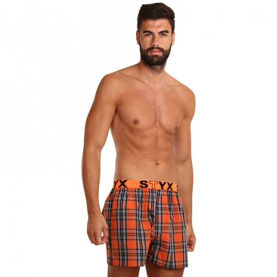 Boxer da uomo Styx sport elastico multicolore (B926)