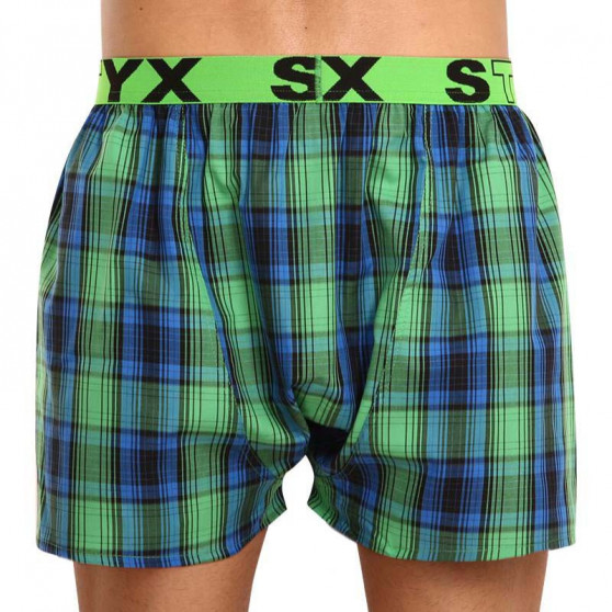 Boxer da uomo Styx sport elastico multicolore (B929)