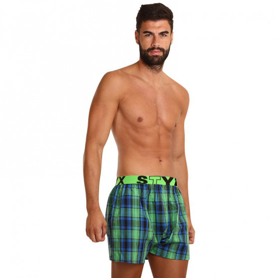 Boxer da uomo Styx sport elastico multicolore (B929)