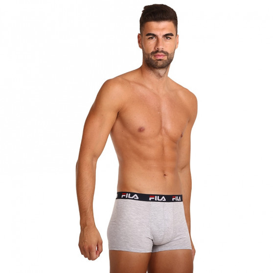 2PACK boxer uomo Fila grigio (FU5142/2-400)