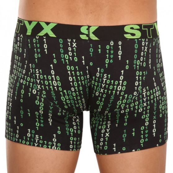 Boxer uomo Styx lungo arte sport codice gomma (U1152)