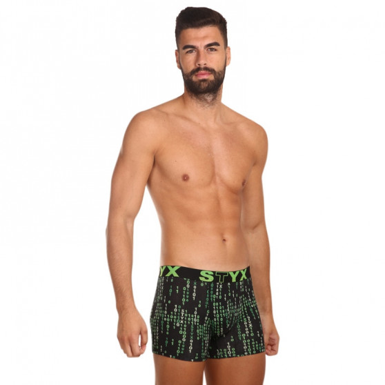 Boxer uomo Styx lungo arte sport codice gomma (U1152)