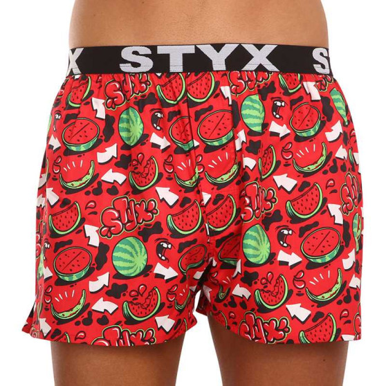 Boxer da uomo Styx arte sport gomma meloni (B1459)