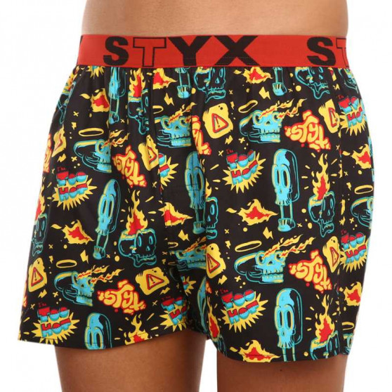 Boxer da uomo Styx arte sport gomma toohot (B1458)