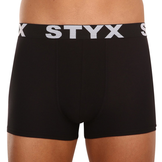 Boxer uomo Styx sport elastico nero (G960)