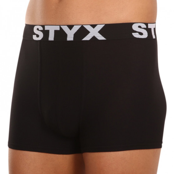 Boxer uomo Styx sport elastico nero (G960)