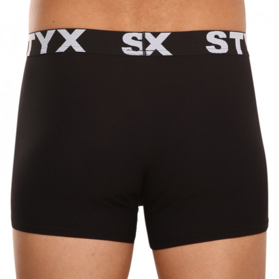 Boxer uomo Styx sport elastico nero (G960)