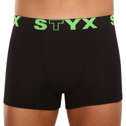 Boxer uomo Styx sport elastico nero (G962)