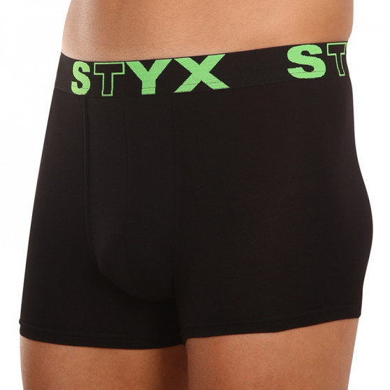 Boxer uomo Styx sport elastico nero (G962)