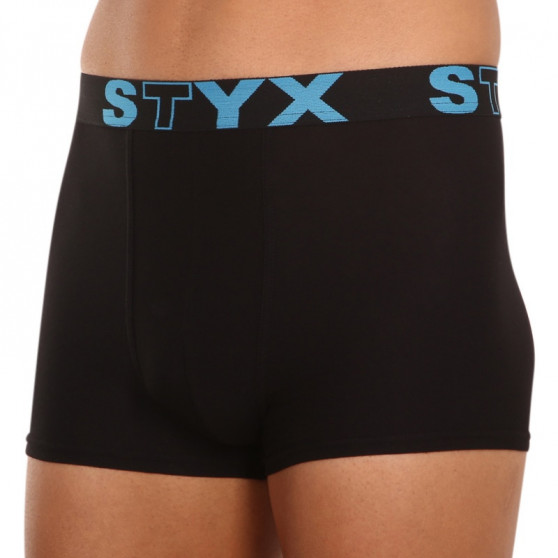 Boxer uomo Styx sport elastico nero (G961)