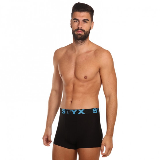 Boxer uomo Styx sport elastico nero (G961)