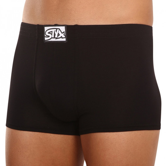 Boxer da uomo Styx classic elastic black (Q960)