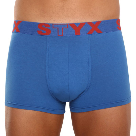 Boxer uomo Styx sport elastico blu (G967)