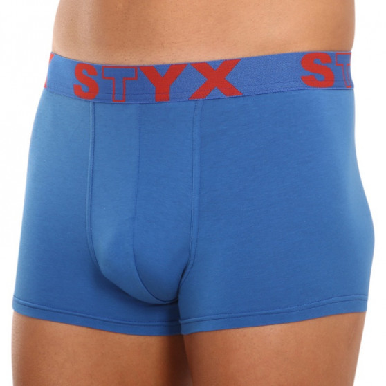 Boxer uomo Styx sport elastico blu (G967)