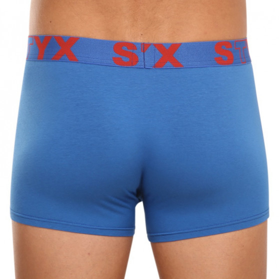 Boxer uomo Styx sport elastico blu (G967)