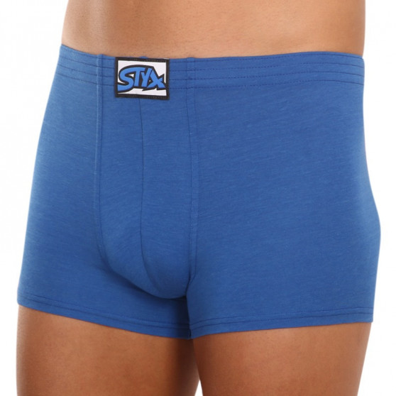 Boxer da uomo Styx classico elastico blu (Q967)