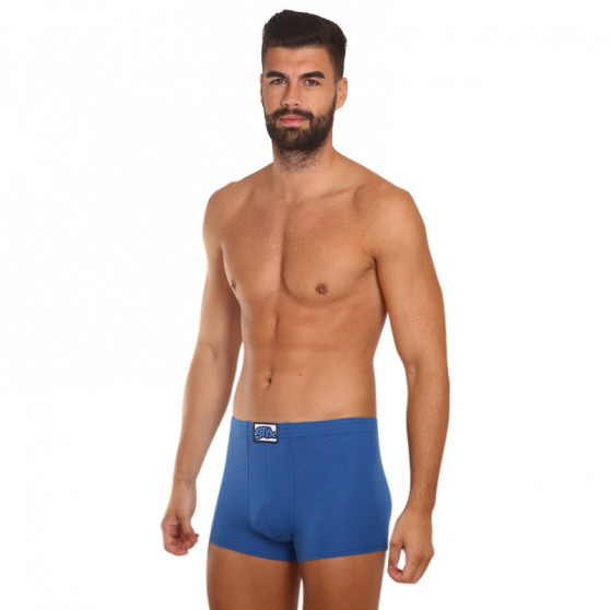 Boxer da uomo Styx classico elastico blu (Q967)