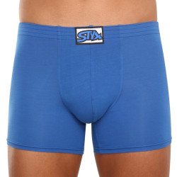 Boxer uomo Styx lungo classico elastico blu (F967)