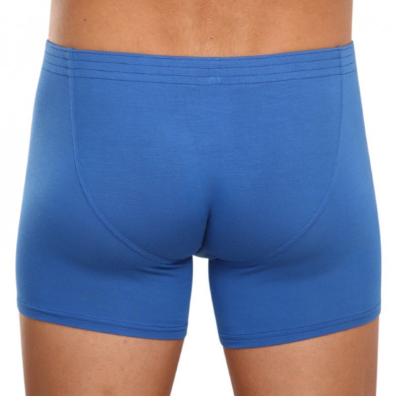 Boxer uomo Styx lungo classico elastico blu (F967)