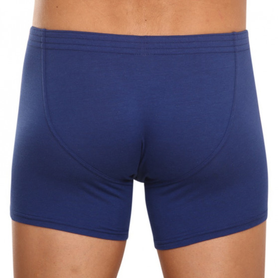 Boxer uomo Styx lungo classico elastico blu (F968)