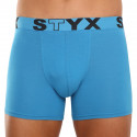 Boxer da uomo Styx lunghi sportivi elastici blu chiaro (U969)