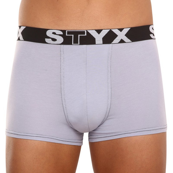 Boxer uomo Styx sport elastico grigio chiaro (G1062)