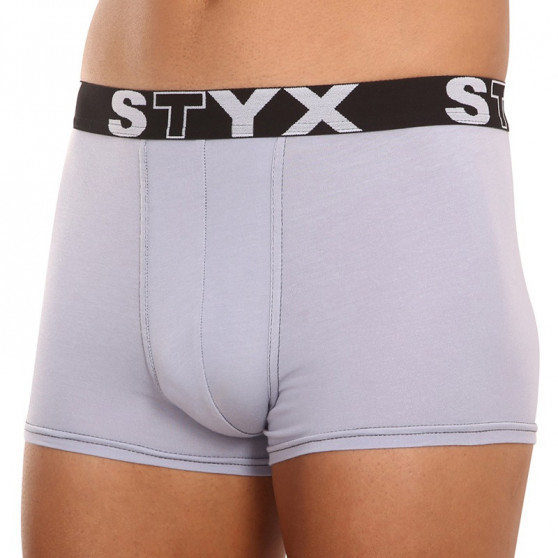 Boxer uomo Styx sport elastico grigio chiaro (G1062)