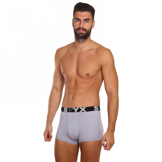 Boxer uomo Styx sport elastico grigio chiaro (G1062)