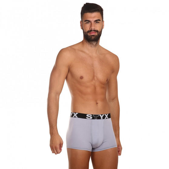 Boxer uomo Styx sport elastico grigio chiaro (G1062)