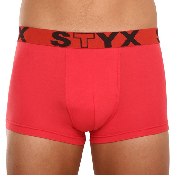 Boxer uomo Styx sport elastico rosso (G1064)