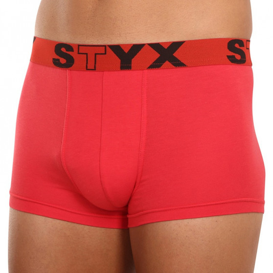 Boxer uomo Styx sport elastico rosso (G1064)