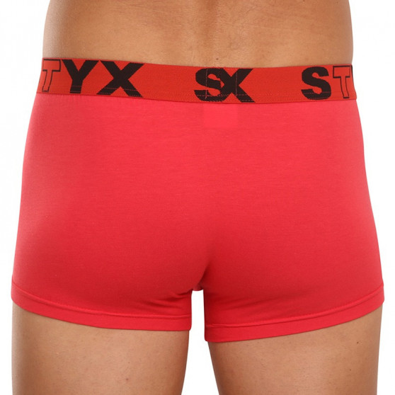 Boxer uomo Styx sport elastico rosso (G1064)