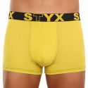 Boxer uomo Styx sport gomma verde e giallo (G1065)