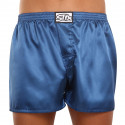 Boxer da uomo Styx classici elastici in raso blu scuro (C664)