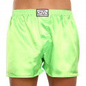 Boxer da uomo Styx classic rubber satin green (C1069)