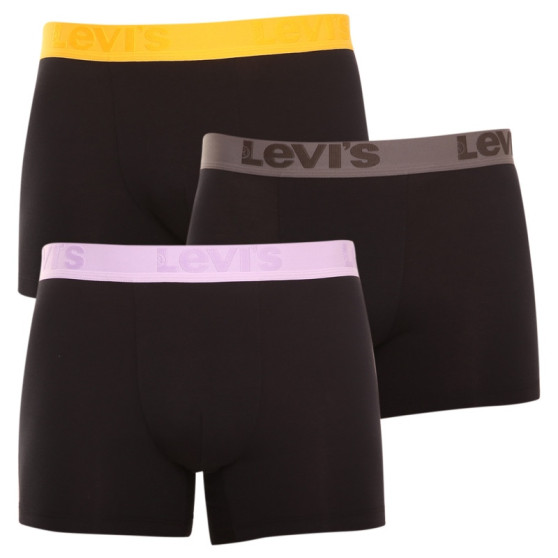 3PACK boxer da uomo Levis nero (905045001 016)