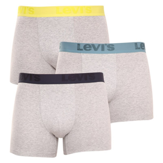 3PACK boxer uomo Levis grigio (905045001 015)