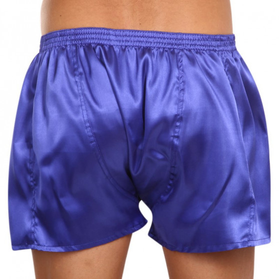 Boxer da uomo Styx classic rubber satin purple (C666)