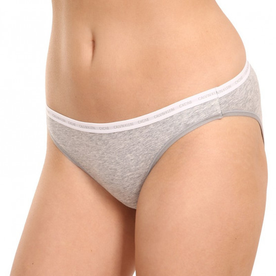 2PACK mutandine donna CK ONE grigio (QD3789E-8HT)