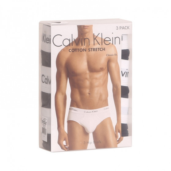 3PACK slip uomo Calvin Klein nero (U2661G-001)