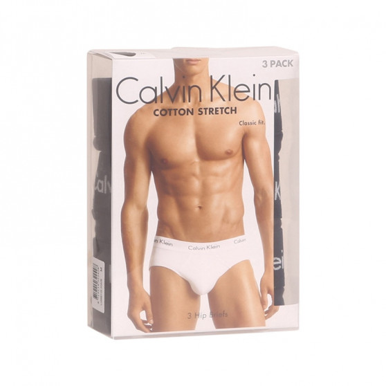 3PACK slip uomo Calvin Klein nero (U2661G-XWB)