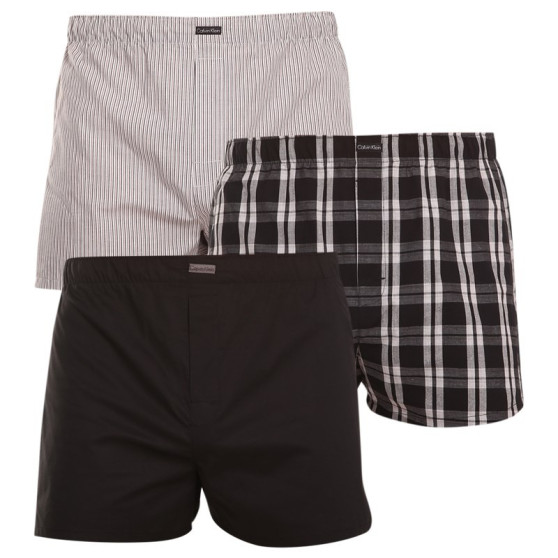 3PACK Boxer da uomo Calvin Klein classic fit multicolore (U1732A-BMS)