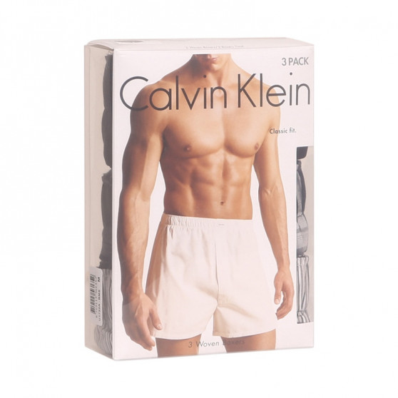 3PACK Boxer da uomo Calvin Klein classic fit multicolore (U1732A-BMS)