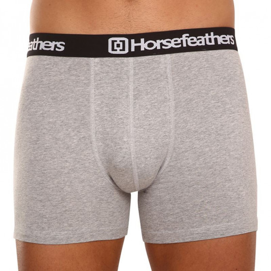 3PACK Boxer da uomo Horsefeathers Dynasty grigio erica (AM067C)