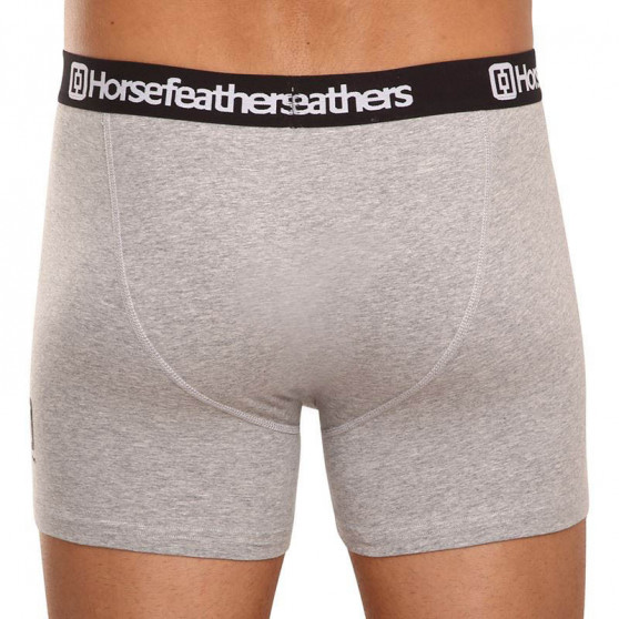 3PACK Boxer da uomo Horsefeathers Dynasty grigio erica (AM067C)