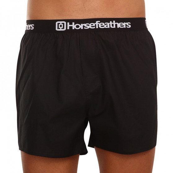 3PACK Boxer da uomo Horsefeathers Frazier nero (AM096A)