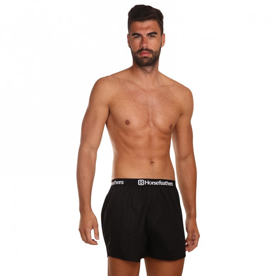 3PACK Boxer da uomo Horsefeathers Frazier nero (AM096A)